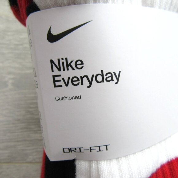 Nike Everyday Kids Cushioned Crew Socks Multi 6 Pack Youth 5Y-7Y NEW - Picture 3 of 11